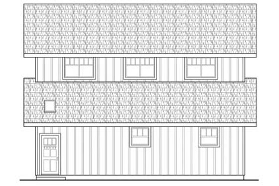 Exterior - Other Elevation for Farmhouse House Plan #124-865, 0 bath