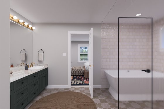 Interior - Master Bathroom for Craftsman House Plan #1060-246 - 5 bed, 3.5 bath