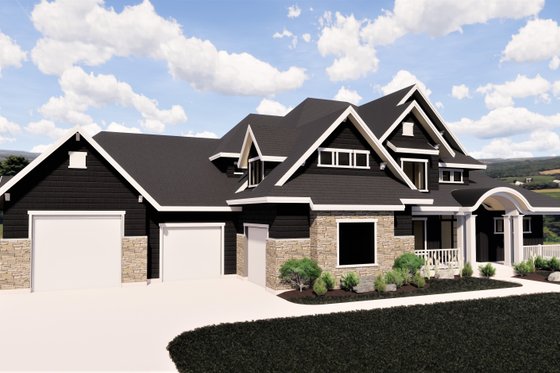 Exterior - Other Elevation for Craftsman House Plan #920-59 - 6 bed, 5 bath