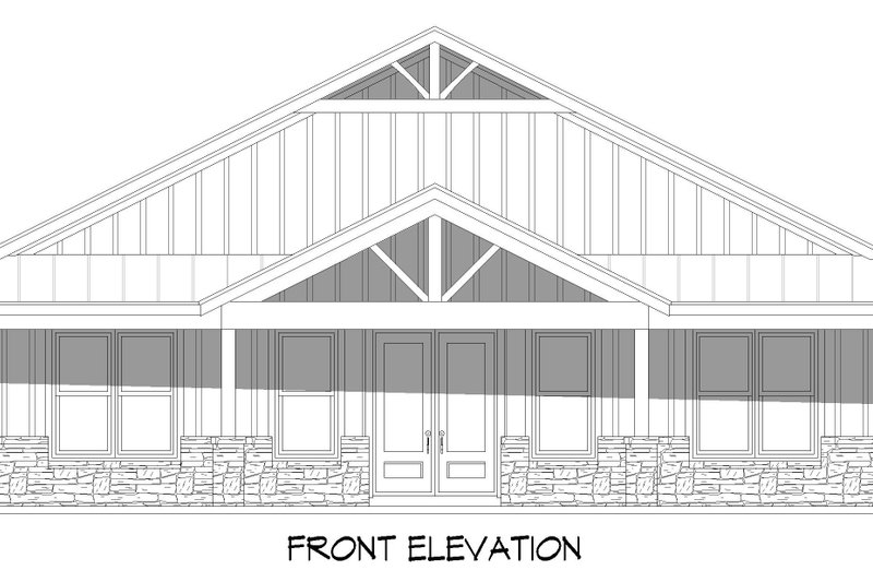 Dream House Plan - Exterior - Front Elevation 3 for Country House Plan #932-1281 - 4 bed, 3 bath
