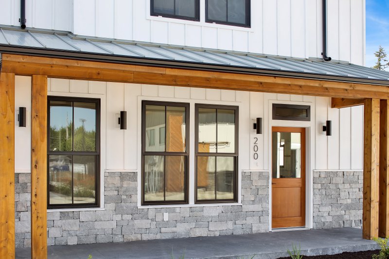 Dream House Plan - Exterior - Covered Porch for Farmhouse House Plan #1070-242 - 3 bed, 2.5 bath