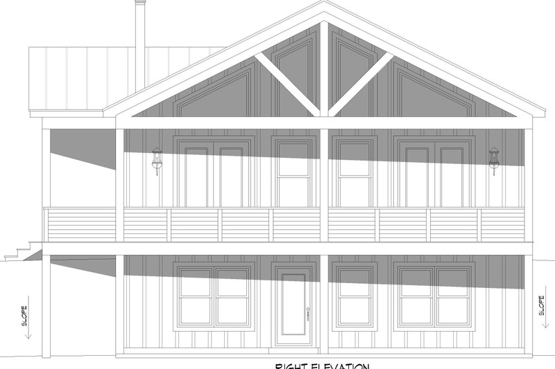 Dream House Plan - Exterior - Other Elevation 1 for Country House Plan #932-1270 - 4 bed, 2.5 bath