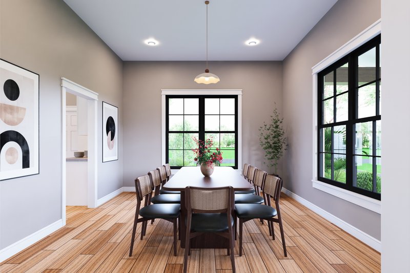 House Blueprint - Interior - Dining Room for Farmhouse House Plan #932-1463 - 3 bed, 2.5 bath