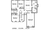 Country Style House Plan - 4 Beds 2.5 Baths 2134 Sq/Ft Plan #42-216 Floor 