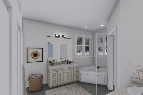 Interior - Master Bathroom for Traditional House Plan #1060-107 - 3 bed, 2.5 bath