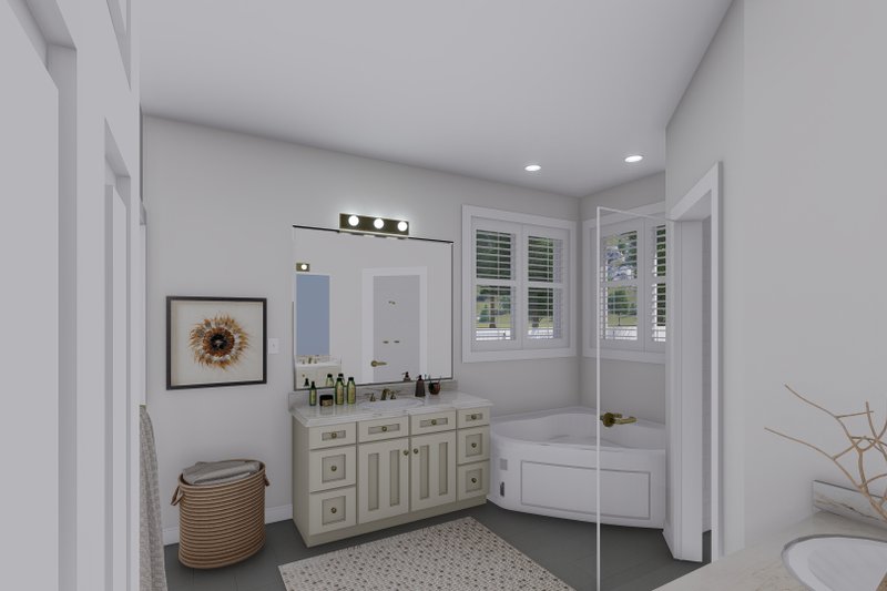 Dream House Plan - Interior - Master Bathroom for Traditional House Plan #1060-107 - 3 bed, 2.5 bath