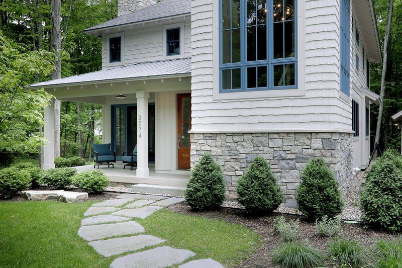 House Blueprint - Exterior - Front Elevation 3 for Cottage House Plan #928-402 - 4 bed, 3 bath