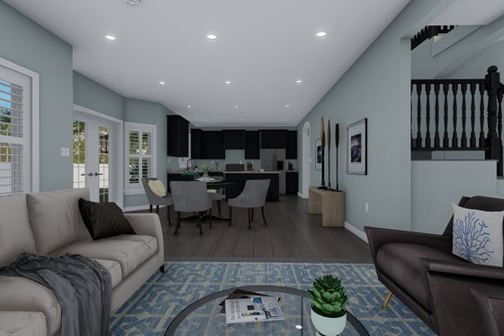 Interior - Family Room 3 for Craftsman House Plan #1060-66 - 4 bed, 2.5 bath