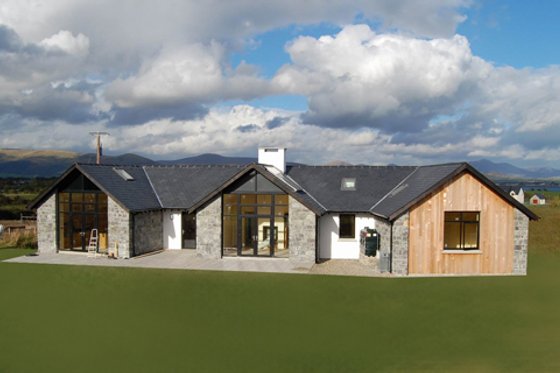 Exterior - Front Elevation 3 for Modern House Plan #520-6 - 3 bed, 3 bath