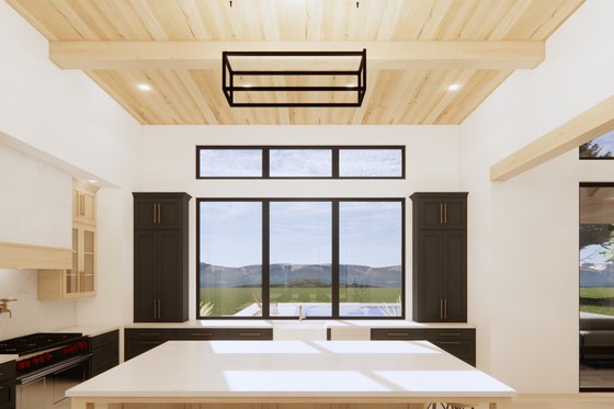 Interior - Kitchen 5 for Modern House Plan #1096-25 - 4 bed, 4.5 bath