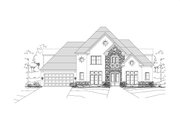 Traditional Style House Plan - 4 Beds 3.5 Baths 4095 Sq/Ft Plan #411-108 