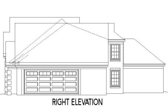 Exterior - Other Elevation for European House Plan #81-1176 - 4 bed, 3 bath