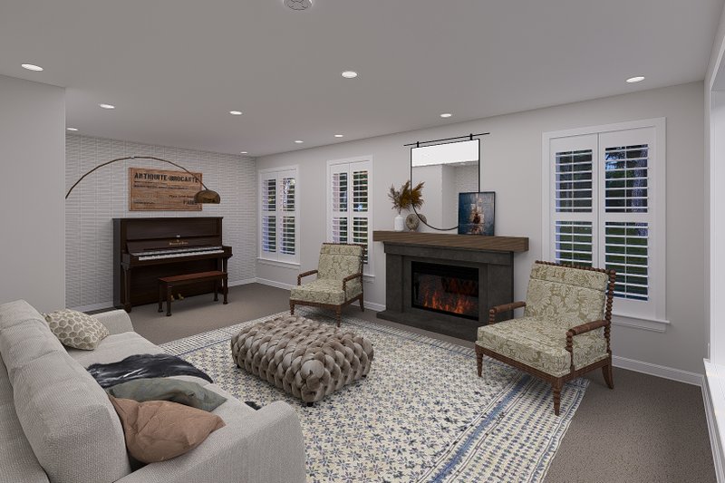 Dream House Plan - Interior - Family Room 2 for Traditional House Plan #1060-344 - 4 bed, 2.5 bath