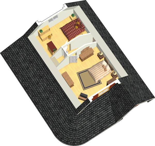 Architectural House Design - Country Floor Plan - Upper Floor Plan #25-4526