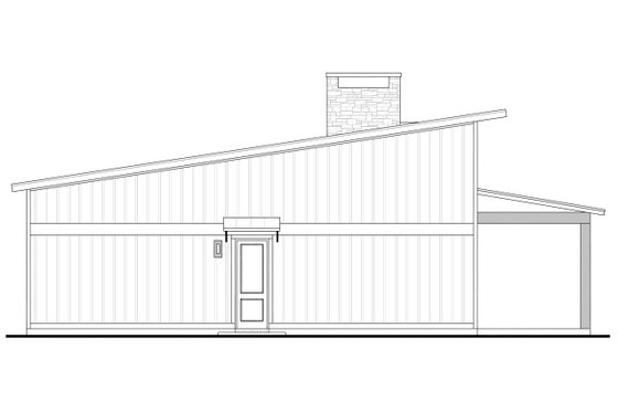 Exterior - Other Elevation for Barndominium House Plan #430-381 - 3 bed, 2.5 bath