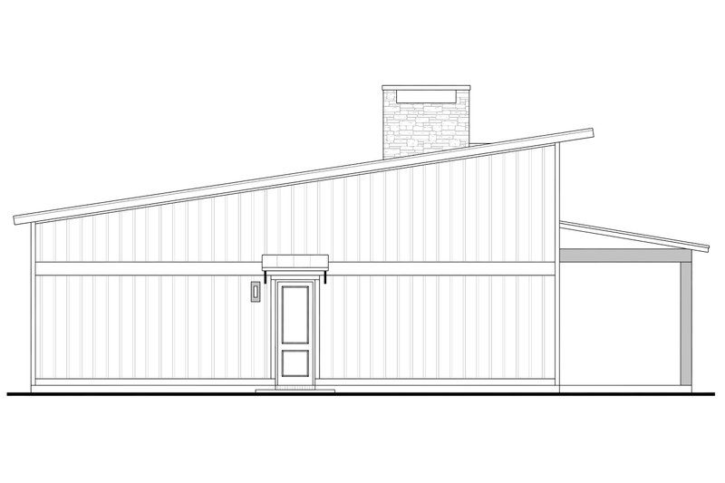 Architectural House Design - Exterior - Other Elevation for Barndominium House Plan #430-381 - 3 bed, 2.5 bath