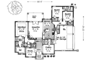 European Style House Plan - 3 Beds 2.5 Baths 2238 Sq/Ft Plan #310-243 