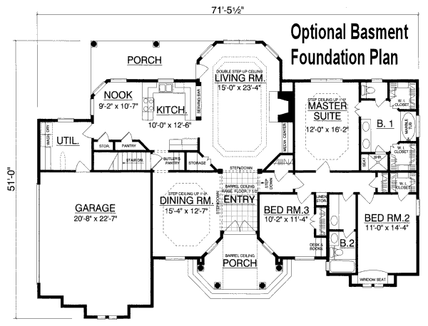 Dream House Plan - European Floor Plan - Other Floor Plan #40-230