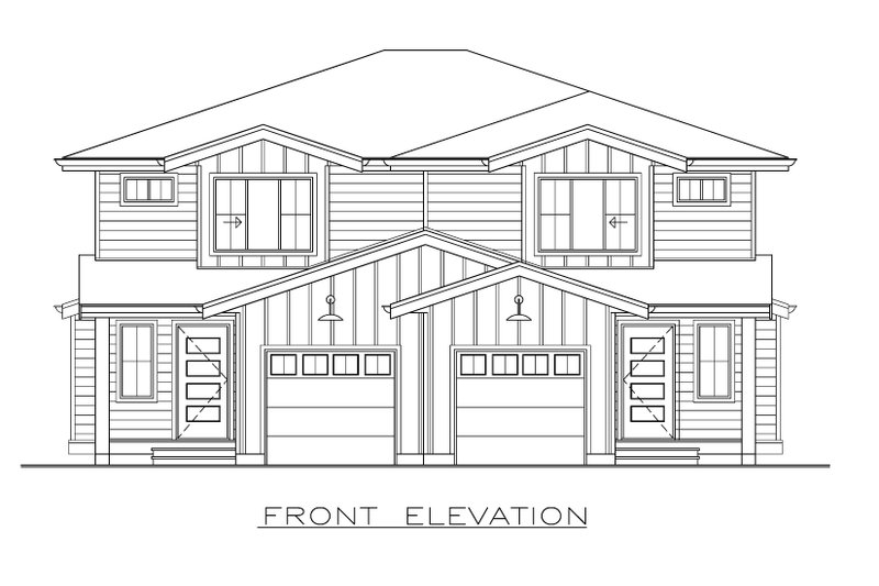 House Design - Exterior - Front Elevation 3 for Farmhouse House Plan #1100-182 - 6 bed, 5 bath