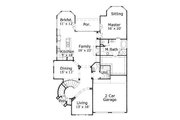 European Style House Plan - 4 Beds 3.5 Baths 3562 Sq/Ft Plan #411-643 