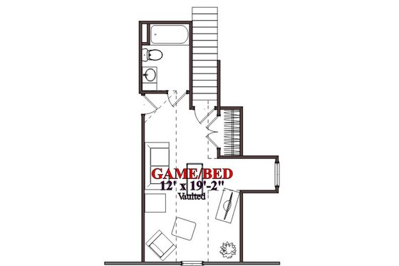 Floor Plan - Other Floor for Traditional House Plan #63-301 - 3 bed, 3 bath