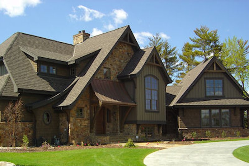 Home Plan - European style home, elevation