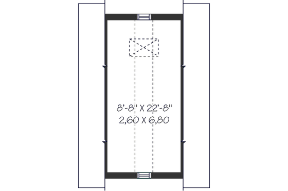 Floor Plan - Upper Floor for Country House Plan #23-2274, 0 bath