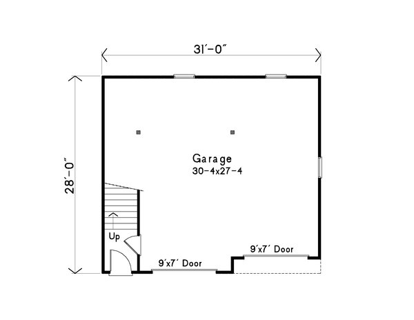 Home Plan - Traditional Floor Plan - Main Floor Plan #22-456