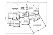 Modern Style House Plan - 5 Beds 4 Baths 3506 Sq/Ft Plan #67-734 
