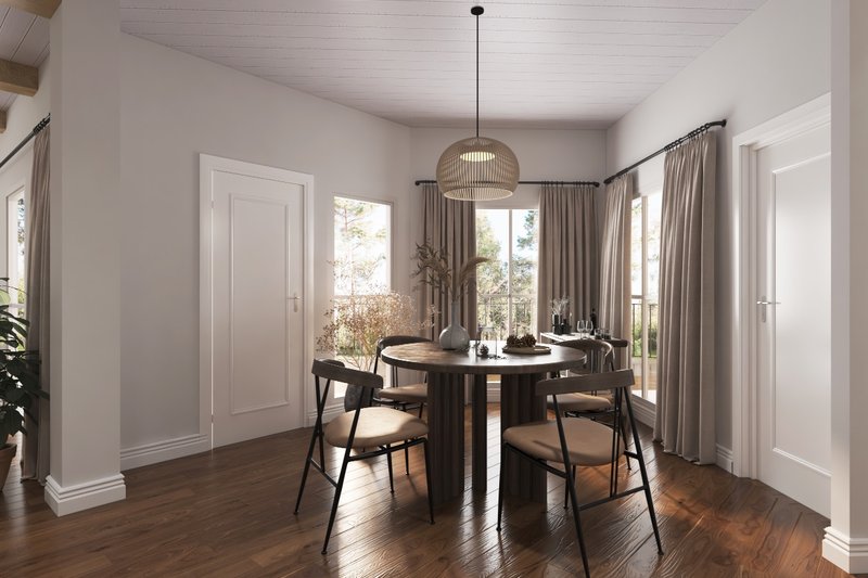 Home Plan - Interior - Dining Room for Craftsman House Plan #54-534 - 3 bed, 2.5 bath