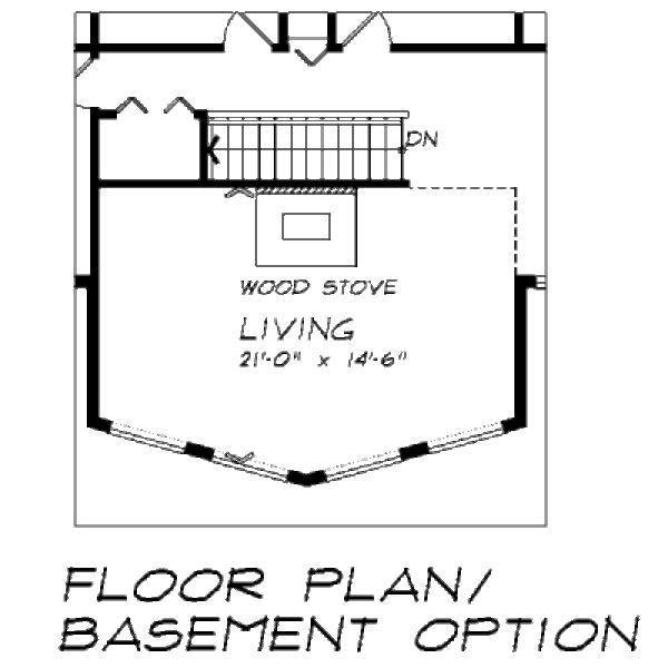 Architectural House Design - Cabin Floor Plan - Other Floor Plan #47-315
