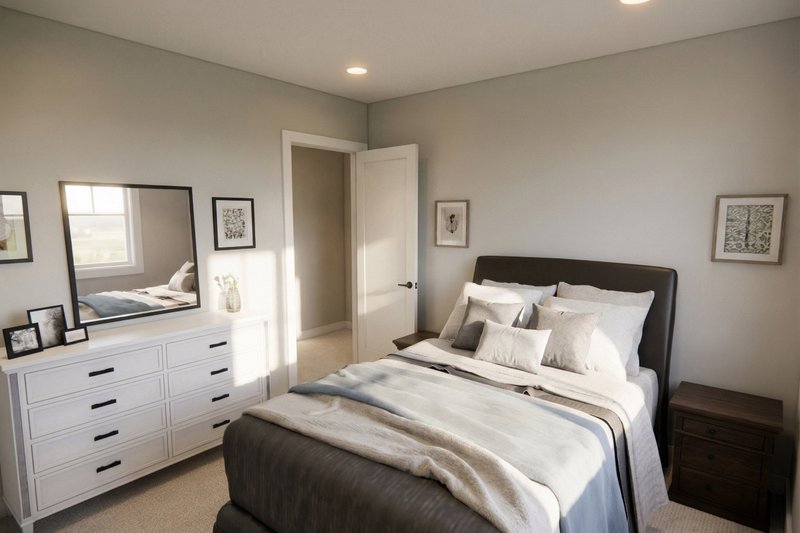 House Design - Interior - Bedroom for Farmhouse House Plan #51-1518 - 4 bed, 2.5 bath