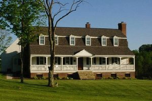 Exterior - Front Elevation 3 for Classical House Plan #137-313 - 4 bed, 4 bath