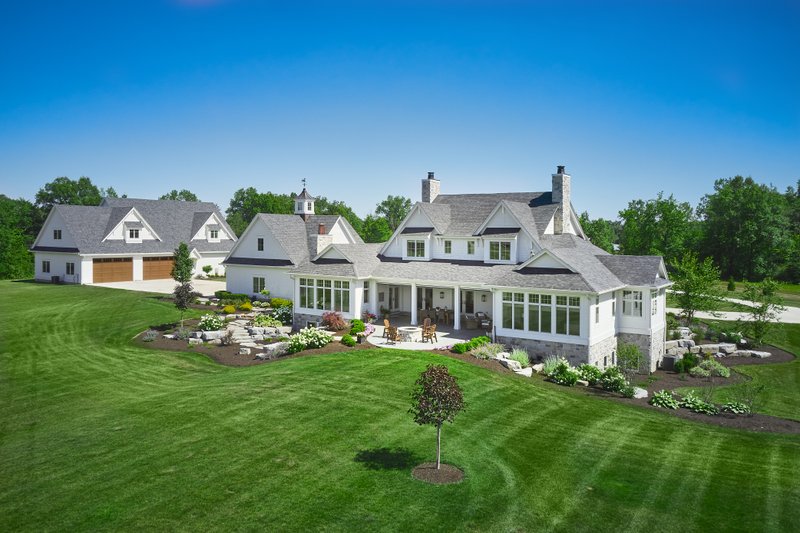 Home Plan - Exterior - Rear Elevation for Farmhouse House Plan #928-313 - 4 bed, 4.5 bath