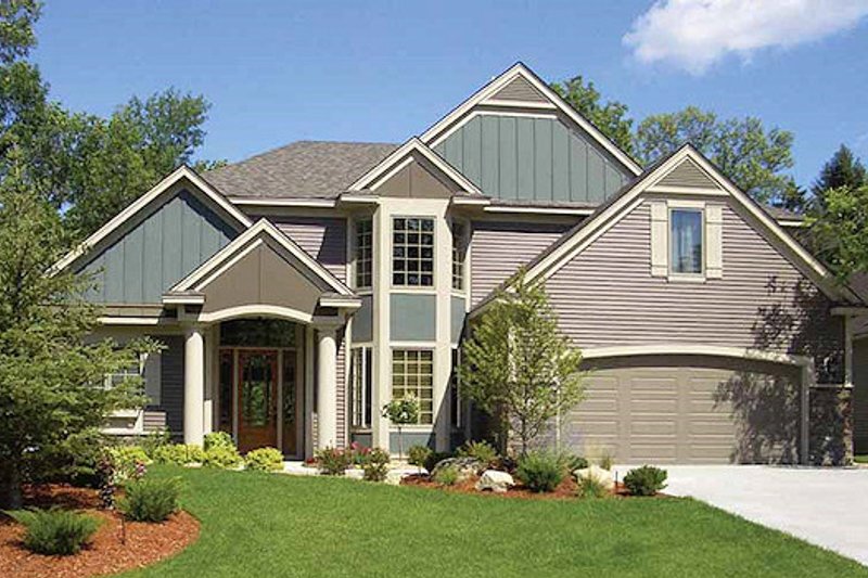 Dream House Plan - European Exterior - Front Elevation Plan #320-484
