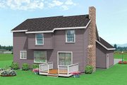Traditional Style House Plan - 3 Beds 2.5 Baths 1521 Sq/Ft Plan #75-129 
