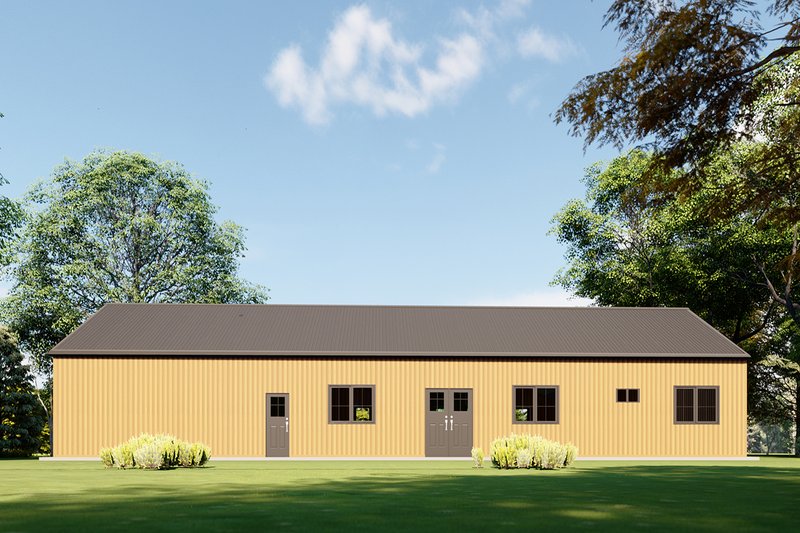 Home Plan - Exterior - Other Elevation 3 for Barndominium House Plan #1107-22 - 3 bed, 2 bath