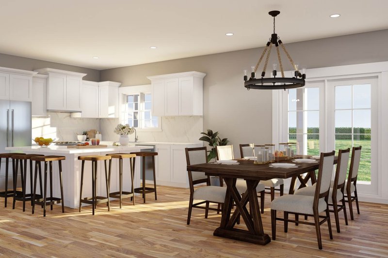 House Blueprint - Interior - Kitchen 1 for Farmhouse House Plan #923-339 - 3 bed, 2.5 bath
