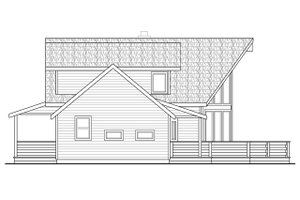 Exterior - Other Elevation for Contemporary House Plan #124-1095 - 3 bed, 2.5 bath