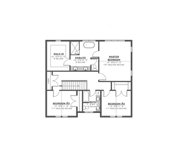 Home Plan - Farmhouse Floor Plan - Upper Floor Plan #1086-20