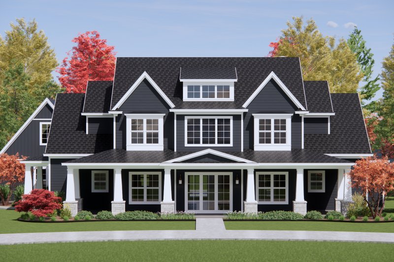 Home Plan - Craftsman Exterior - Front Elevation Plan #1096-16