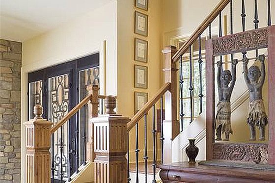 Stairs - 5200 square foot Craftsman Home