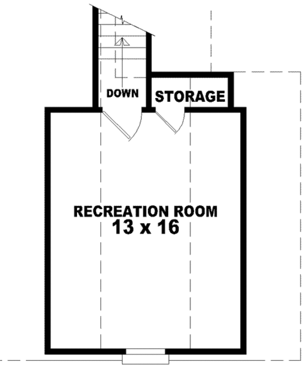 European Floor Plan - Upper Floor Plan #81-814