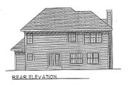 Traditional Style House Plan - 4 Beds 2.5 Baths 2043 Sq/Ft Plan #70-289 