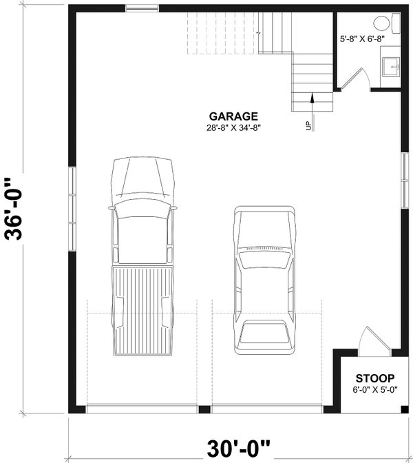 Farmhouse Floor Plan - Main Floor Plan #23-2889