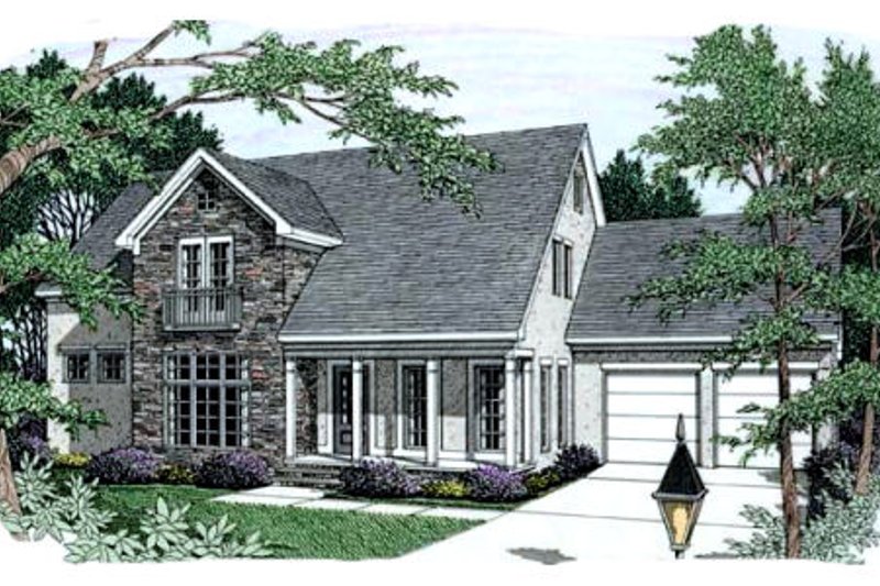 Home Plan - Traditional Exterior - Front Elevation Plan #406-226