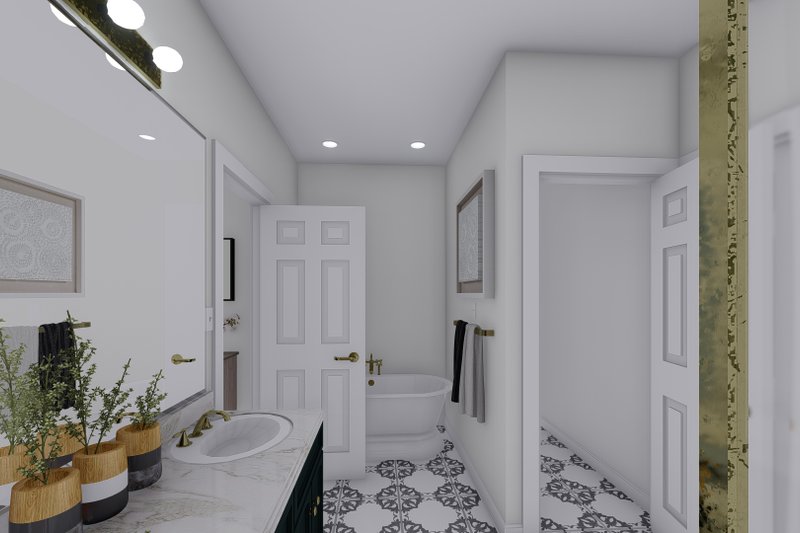 House Plan Design - Interior - Master Bathroom for Traditional House Plan #1060-141 - 3 bed, 2.5 bath