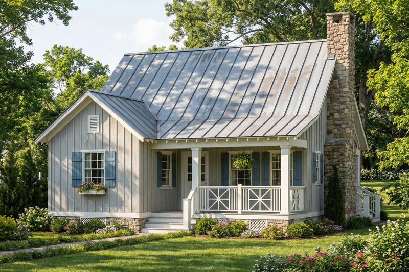 Home Plan - Farmhouse Exterior - Front Elevation Plan #17-2020