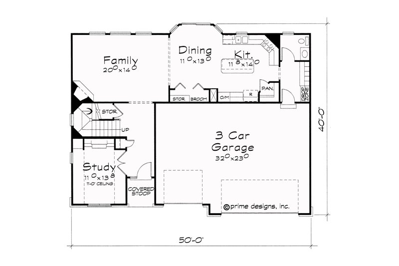 Dream House Plan - Floor Plan - Main Floor for Traditional House Plan #20-2113 - 4 bed, 2.5 bath