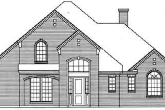 Exterior - Front Elevation for Traditional House Plan #141-106 - 4 bed, 2.5 bath
